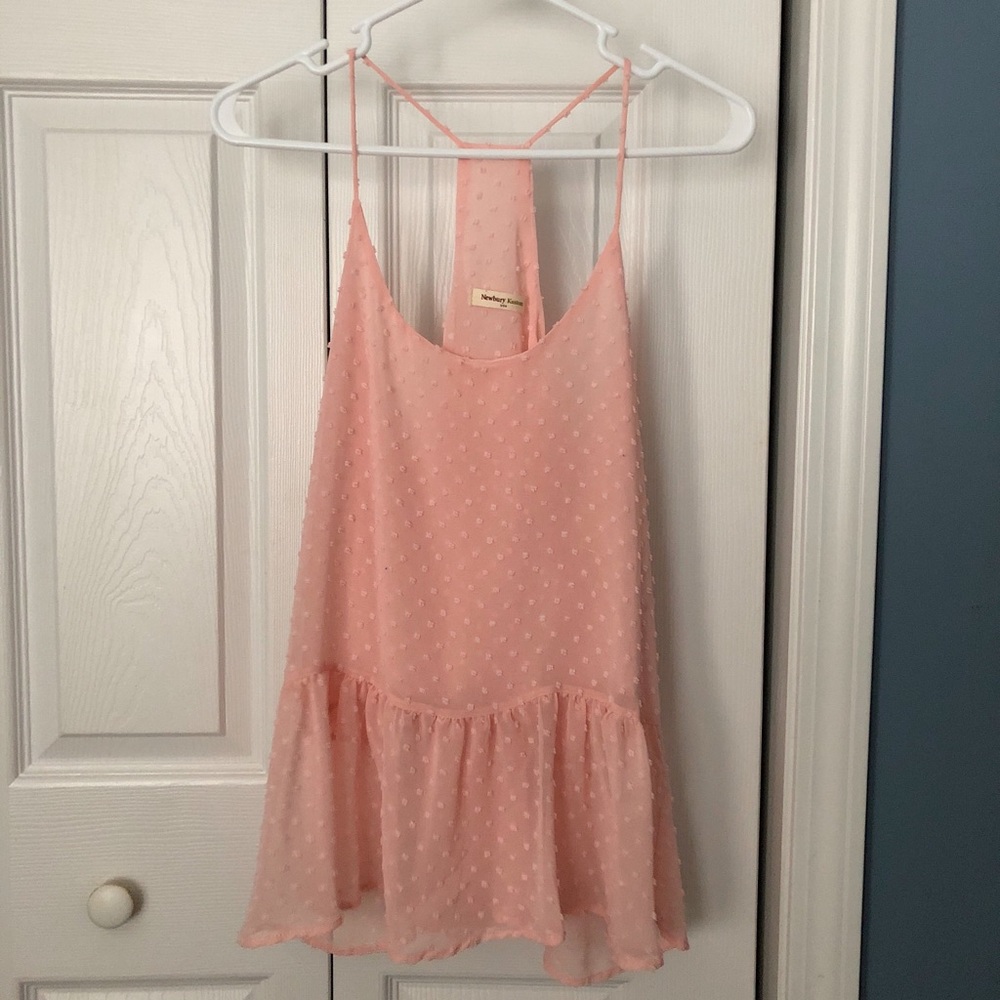 Boutique Pink Spaghetti Tank